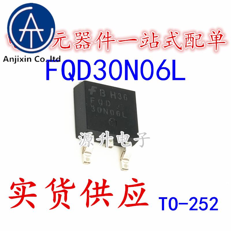 20PCS 100% orginal new FQD30N06L 30N06L field effect MOS tube TO-252 N channel 30A 60V